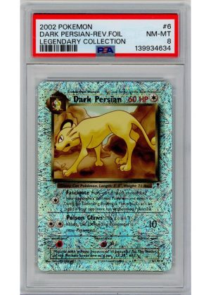 Dark Persian 6/110 Reverse Foil PSA 8