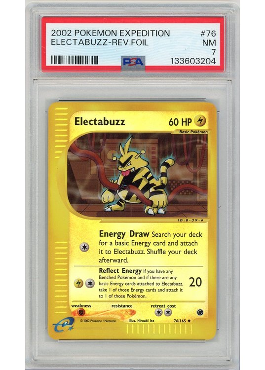 Electabuzz 76/165 Reverse Foil PSA 7