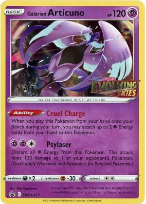 Galarian Articuno - SWSH123 - Staff Stamp