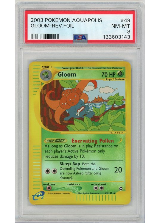 Gloom 49/147 Reverse Foil PSA 8