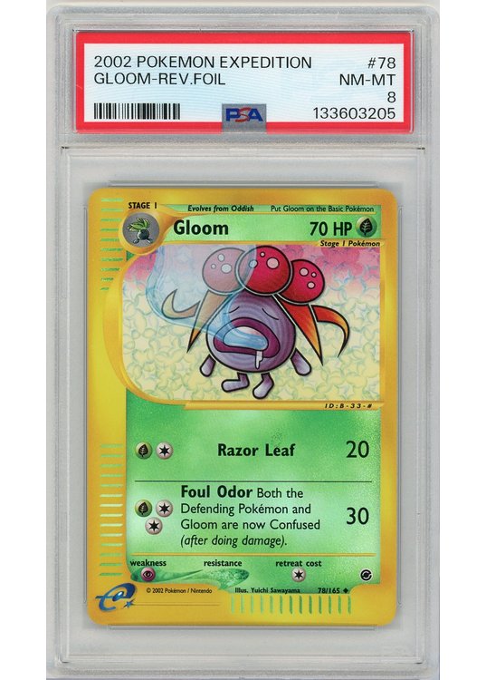 Gloom 78/165 Reverse Foil PSA 8