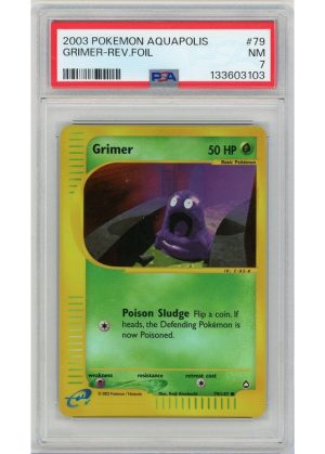 Grimer – 79/147 – Reverse Foil – PSA 7