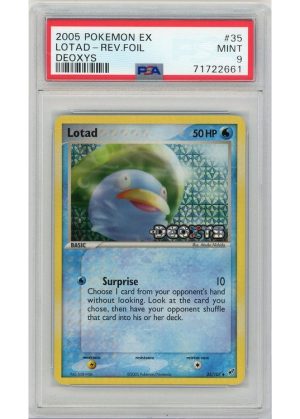 Lotad 35/107 Reverse Foil PSA 9