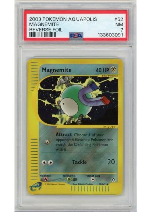 Magnemite 52/147 Reverse Foil PSA 7