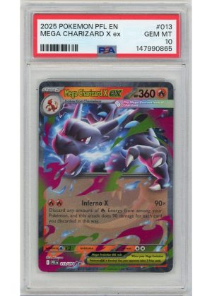 Mega Charizard X ex – 013/094 – PSA 10