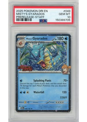 Misty's Gyarados STAFF 049/182 PSA 10