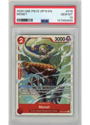 Monet (One Piece) – OP10-016 – PSA 10