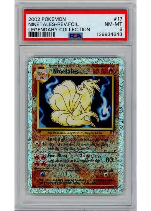 Ninetales 17/110 Reverse Foil PSA 8