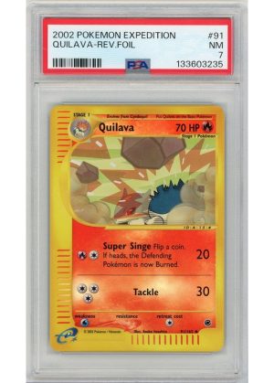 Quilava 91/165 Reverse Foil PSA 7