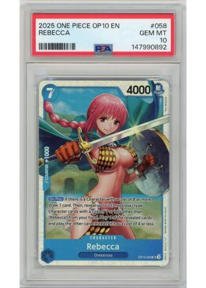 Rebecca (One Piece) – OP10-058 – PSA 10