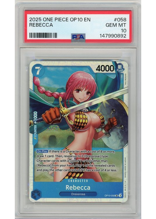 Rebecca (One Piece) OP10-058 PSA 10