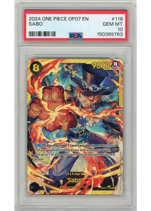 Sabo (One Piece) – OP07-118 – PSA 10