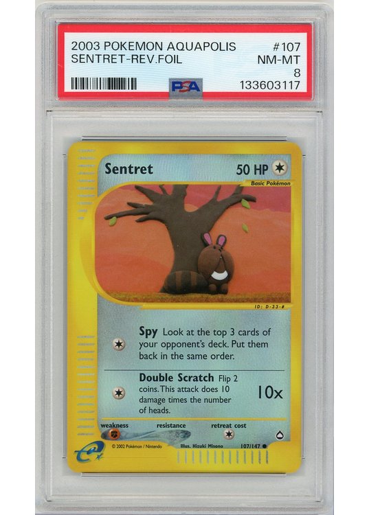 Sentret 107/147 Reverse Foil PSA 8