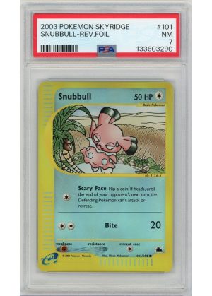 Snubbull 101/144 Reverse Foil PSA 7