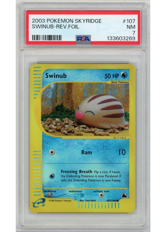 Swinub 107/144 Reverse Foil PSA 7