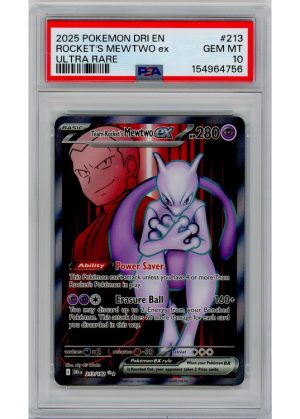 Team Rocket’s Mewtwo ex – 213/182 – PSA 10
