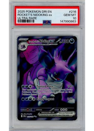 Team Rocket’s Nidoking ex – 216/182 – PSA 10