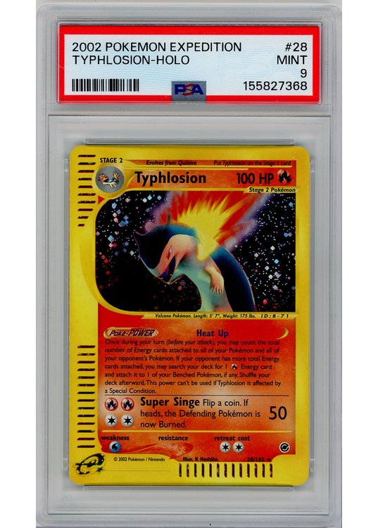 Typhlosion 28/165 PSA 9
