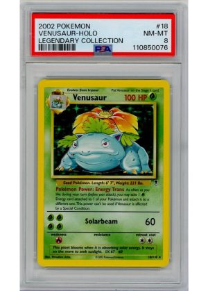 Venusaur 18/110 PSA 8