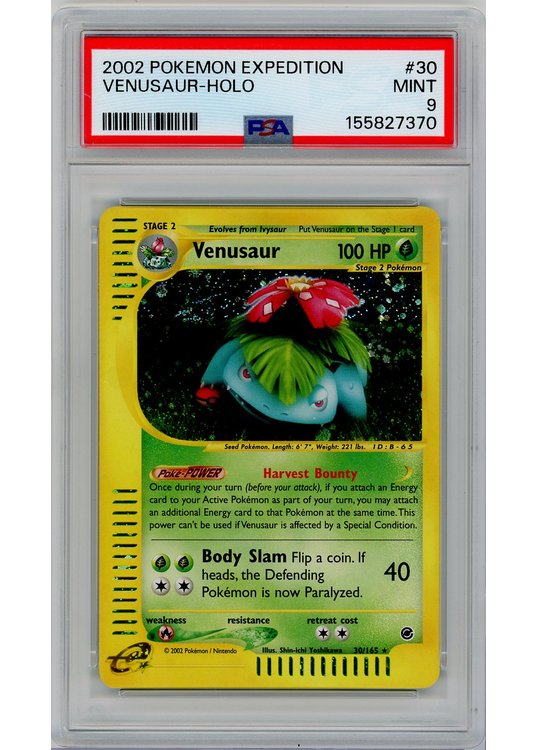 Venusaur 30/165 PSA 9
