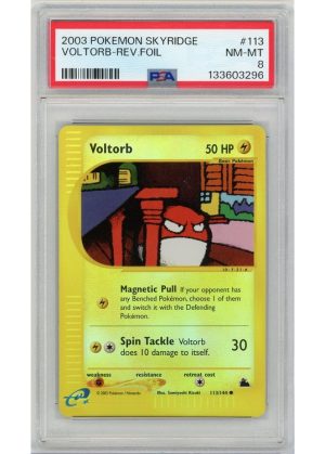 Voltorb 113/144 Reverse Foil PSA 8