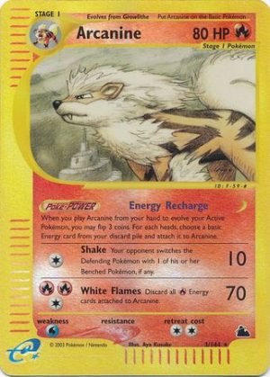 Arcanine – 3/144 – Reverse
