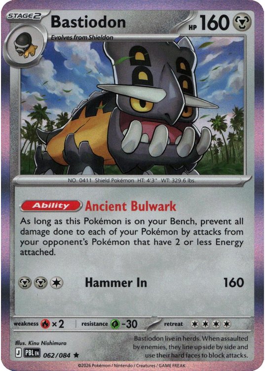 Bastiodon - 062/084 (Holo)