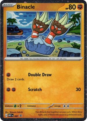 Binacle - MEP087 - Pokemon Mega Evolution promo