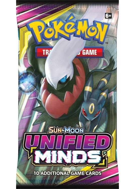 Booster Pack - S&M Unified Minds - Darkrai Pack Art