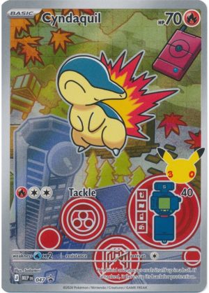 Cyndaquil - MEP047 - Pokemon Mega Evolution promo