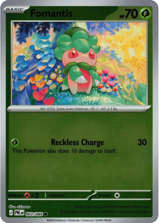 Fomantis - 003/084 - Reverse