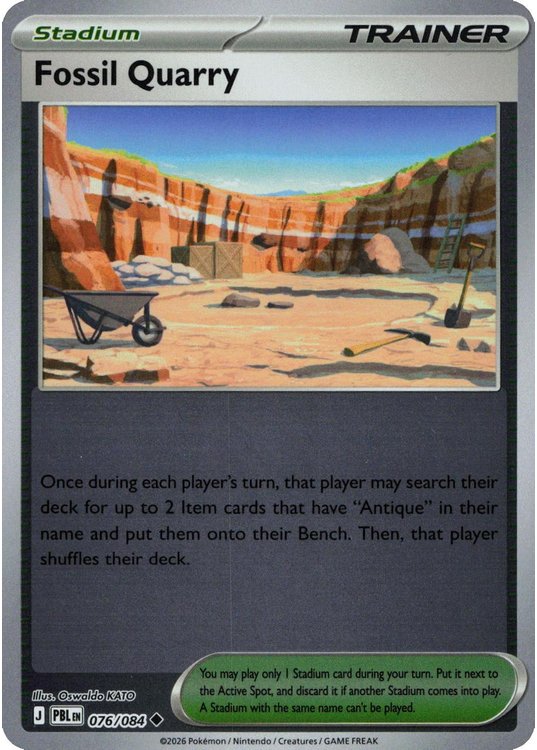 Fossil Quarry - 076/084 - Reverse