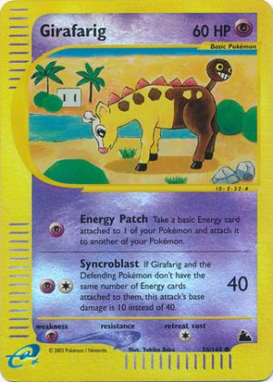 Girafarig – 58/144 – Reverse