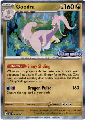 Goodra - MEP077 (Prerelease) - Pokemon Mega Evolution promo