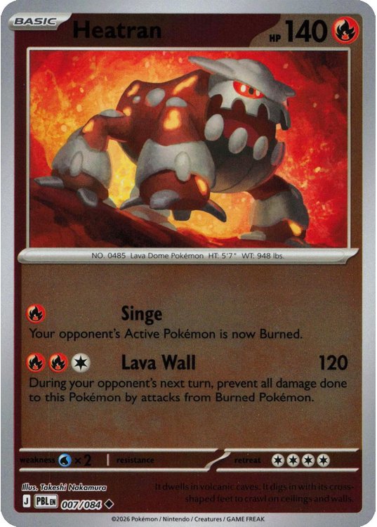 Heatran - 007/084 - Reverse