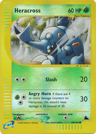 Heracross - 64/144 - Reverse