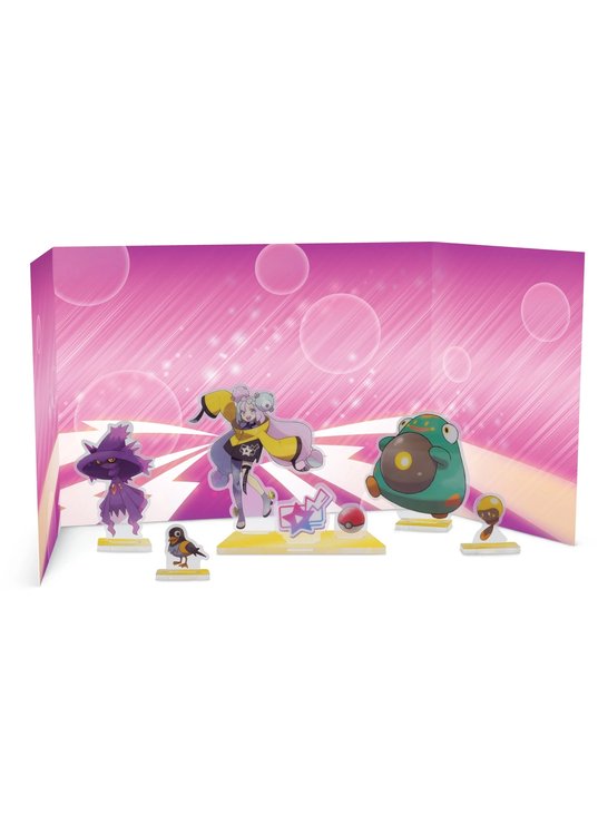 Iono's Bellibolt ex Premium Collection - Akryl figurer med standee samt baggrund