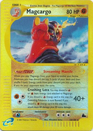 Magcargo - 18/144 - Reverse