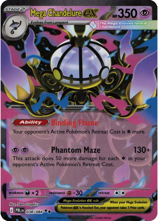Mega Chandelure ex - 038/084
