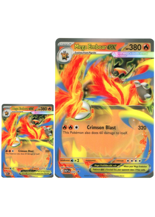 Mega Emboar ex - MEP035 (3D effekt) - JUMBOkort