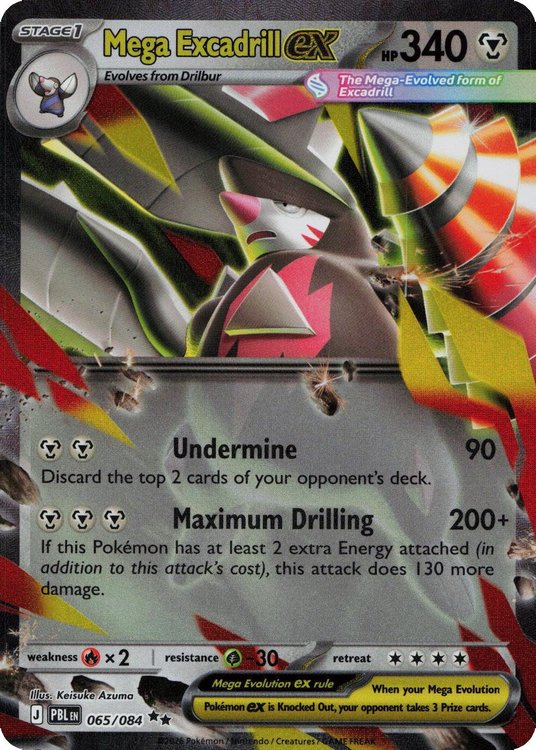 Mega Excadrill ex - 065/084