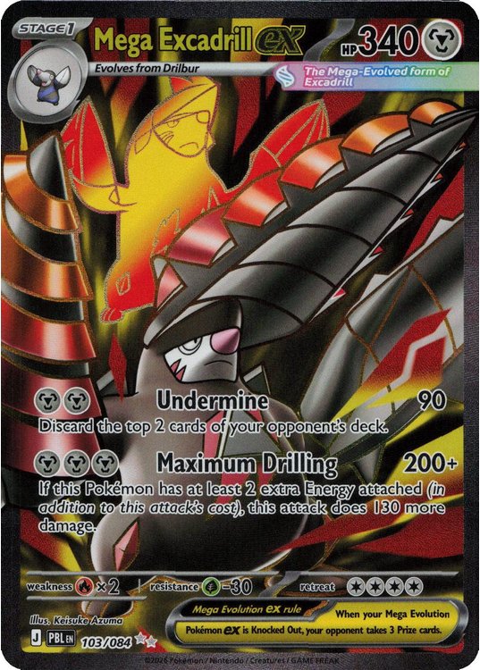 Mega Excadrill ex - 103/084