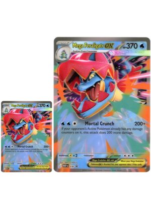 Mega Feraligatr ex - MEP036 (3D effekt) - JUMBOkort