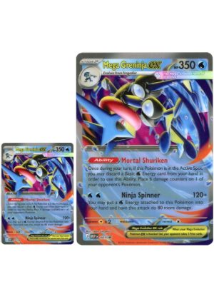 Mega Greninja ex - MEP081 (3D effekt) - JUMBOkort
