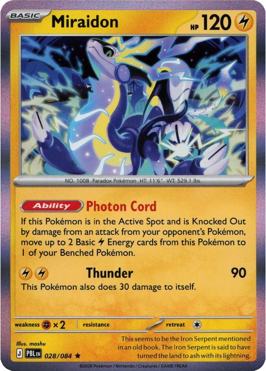 Miraidon - 028/084 (Holo)