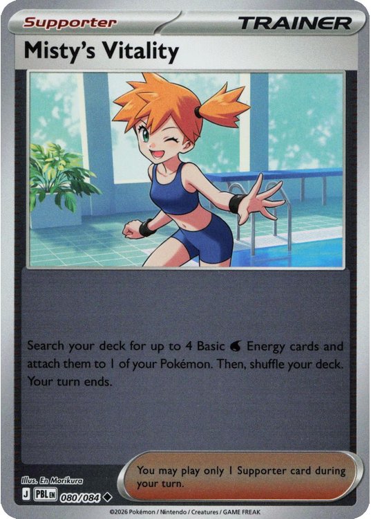 Misty's Vitality - 080/084 - Reverse