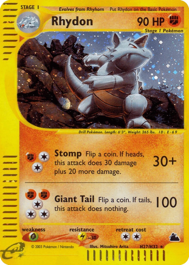 Rhydon - H27/H32 (Holo)