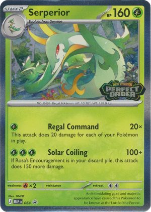 Serperior - MEP064 (Prerelease) - Pokemon Mega Evolution promo