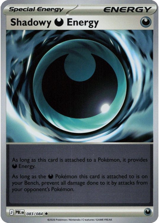 Shadowy Darkness Energy - 083/084 - Reverse
