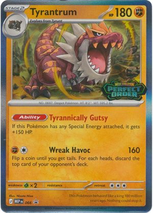 Tyrantrum - MEP066 (Prerelease) - Pokemon Mega Evolution promo